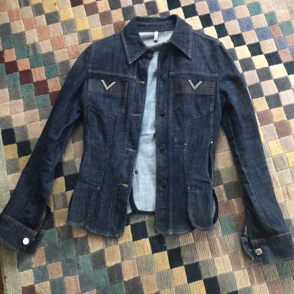 Valentino RED women’s dark denim jacket
